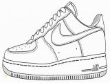 Nike Air force 1 Coloring Page Air force 1 Coloring Pages at Getcolorings