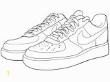 Nike Air force 1 Coloring Page Air force 1 Coloring Play Free Coloring Game Line