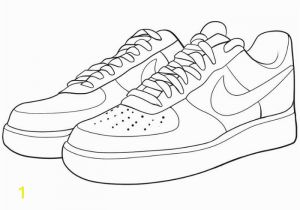 Nike Air force 1 Coloring Page Air force 1 Coloring Play Free Coloring Game Line