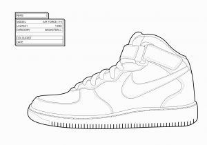 Nike Air force 1 Coloring Page Nike Coloring Pages Coloring Home