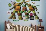 Ninja Turtle Wall Mural Teenage Mutant Ninja Turtles High Five Wall Decals by