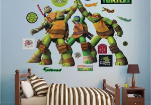 Ninja Turtle Wall Mural Teenage Mutant Ninja Turtles High Five Wall Decals by