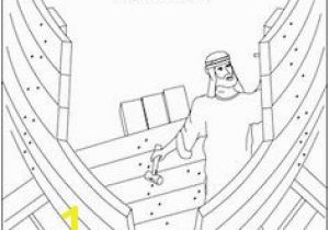 Noah Building the Ark Coloring Page Nifty Noah S Ark Activity Sunday School Pinterest