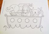 Noah S Ark Coloring Pages for Preschoolers Mommy S Little Helper Noah S Ark Preschool theme