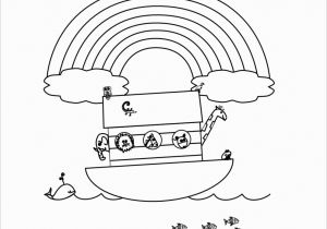 Noah S Ark Coloring Pages with Rainbow Rainbow Coloring Pages – Coloringcks