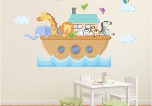 Noah S Ark Wall Mural Kit Noahs Ark Wall Murals
