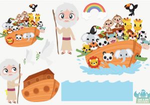 Noah's Ark Wall Mural Kit Story Noah039s Ark for Children Album Shopartstudio