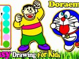 Nobita and Doraemon Coloring Games Draw Doraemon Nobita S Father Coloring