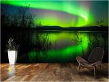 Northern Lights Wall Mural northern Lights Mirror