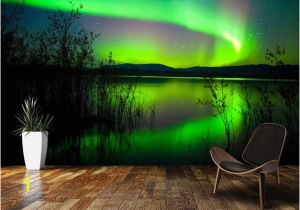 Northern Lights Wall Mural northern Lights Mirror