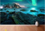 Northern Lights Wall Mural Wall Mural Photo Wallpaper Xxl northern Lights Aurora