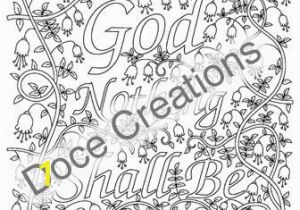 Nothing is Impossible with God Coloring Pages Luke 1 37 "for with God Nothing Shall Be Impossible