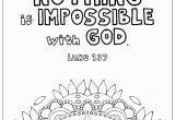 Nothing is Impossible with God Coloring Pages My Cup Overflows Nothing is Impossible with God