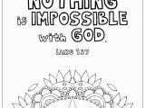 Nothing is Impossible with God Coloring Pages My Cup Overflows Nothing is Impossible with God