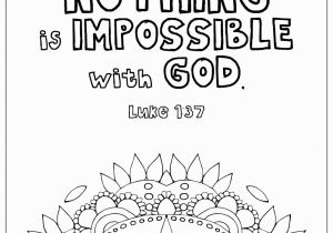 Nothing is Impossible with God Coloring Pages My Cup Overflows Nothing is Impossible with God