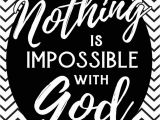 Nothing is Impossible with God Coloring Pages Nothing is Impossible with God Coloring Sheet – Arabah Joy