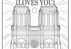 Notre Dame Coloring Pages Coloring Book Amazing Paris Coloring Pages Picture Ideas