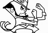 Notre Dame Football Logo Coloring Pages Notre Dame Leprechaun Super Coloring