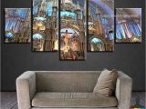 Notre Dame Wall Murals 5 Pieces Home Decor Canvas Print Wall Art Montreal Notre Dame