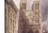 Notre Dame Wall Murals the Cathedral Of Notre Dame Paris 1836