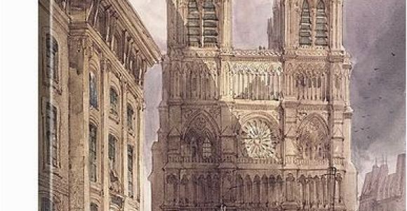 Notre Dame Wall Murals the Cathedral Of Notre Dame Paris 1836