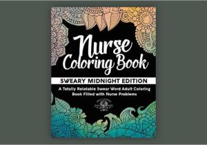 Nurse Coloring Book Sweary Midnight Edition Pages Booko Paring Prices for Nurse Coloring Book Sweary