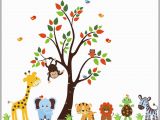 Nursery Jungle Wall Murals Nursery Wall Decals Jungle Wall Decals Zoo Animal Decals