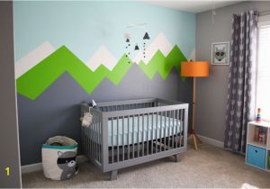 Nursery Mountain Wall Mural Diy Nursery Mountain Murals