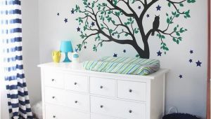 Nursery Tree Wall Mural Tree Wall Decals Baby Nursery Tree Wall Sticker with