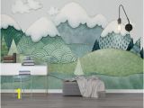 Nursery Wall Mural Ideas 3d Nursery Kids Mountain Self Adhesive Removeable Wallpaper