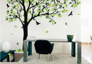 Nursery Wall Mural Ideas Giant Maple Tree Wall Stickers Kid Nursery Decor Removable