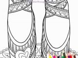 Nutcracker Ballet Coloring Pages Printable Printable Coloring Page Lovely Ballet Slippers Download and Color