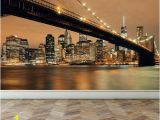 Nyc Skyline Wall Mural Wall Mural New York Skyline Self Adhesive Matte Fabric Mural