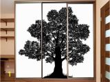 Oak Tree Wall Mural Oak Tree and Grass Silhouette Vector Sticker