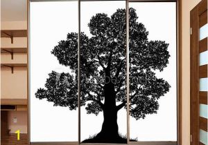 Oak Tree Wall Mural Oak Tree and Grass Silhouette Vector Sticker