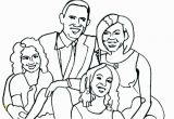 Obama Family Coloring Pages Barack Obama Coloring Page Chronicles Network