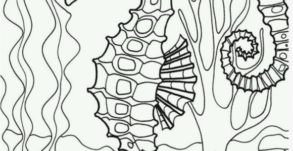 Ocean Scenes Coloring Pages Underwater Seahorse Coloring Page Adultcp Beachy Adult