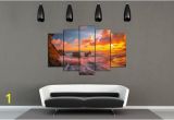 Ocean Sunset Wall Murals Sunset Poster Ocean Wall Art Rocks Wall Decor