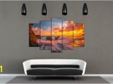 Ocean Sunset Wall Murals Sunset Poster Ocean Wall Art Rocks Wall Decor