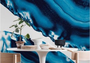 Ocean Wall Mural Wallpaper Blue Agate 3 Wall Mural Wallpaper Surface In 2019