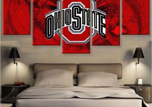 Ohio State Football Wall Murals Hd Printed Limited Edition Ohio State 5 Piece Canvas