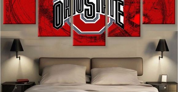 Ohio State Football Wall Murals Hd Printed Limited Edition Ohio State 5 Piece Canvas