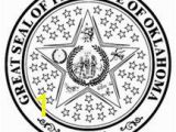 Oklahoma State Seal Coloring Page 114 Best U S State Seals Images On Pinterest