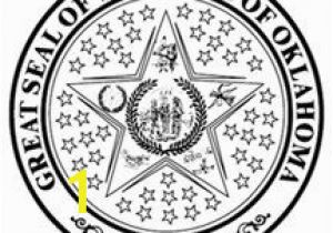 Oklahoma State Seal Coloring Page 114 Best U S State Seals Images On Pinterest