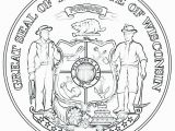 Oklahoma State Seal Coloring Page Delaware Flag Coloring Page United States State Symbols Printables