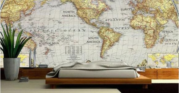 Old World Map Wall Mural World Map Wall Decal Wallpaper World Map Old Map Wall