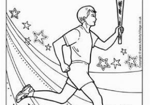 Olympic torch Coloring Page Olympic torch Relay Colouring Page Preschool Art Ideas