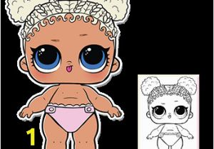 Omg Doll Coloring Pages Lil Flower Child Series 3 Wave 2 L O L Surprise Doll