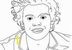 One Direction Coloring Pages Harry Styles Coloring Page Coloring Page Famous People