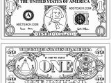 One Dollar Bill Coloring Page 100 Dollar Bill Coloring Page Eskayalitim